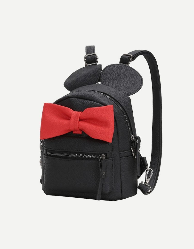 Backpack With Contrast Bow